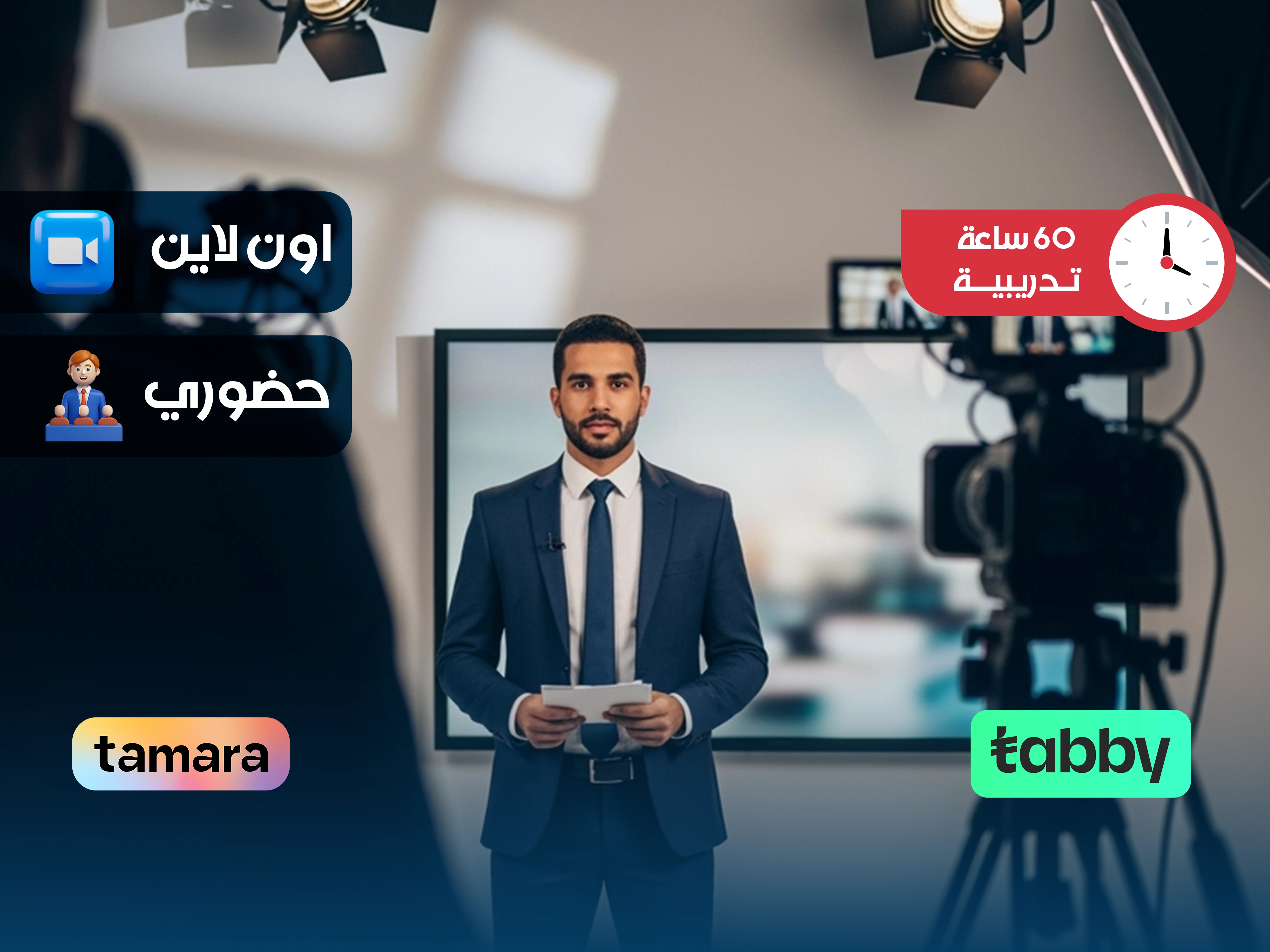 الدبلوم التدريبي في الإلقاء والتقديم الاعلامي